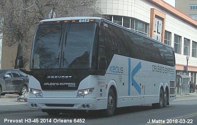 BUS/AUTOBUS: Prevost H3-45 2014 Orleans