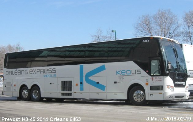 BUS/AUTOBUS: Prevost H3-45 2014 Orleans