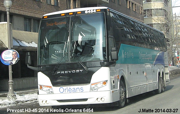 BUS/AUTOBUS: Prevost H3-45 2014 Orleans