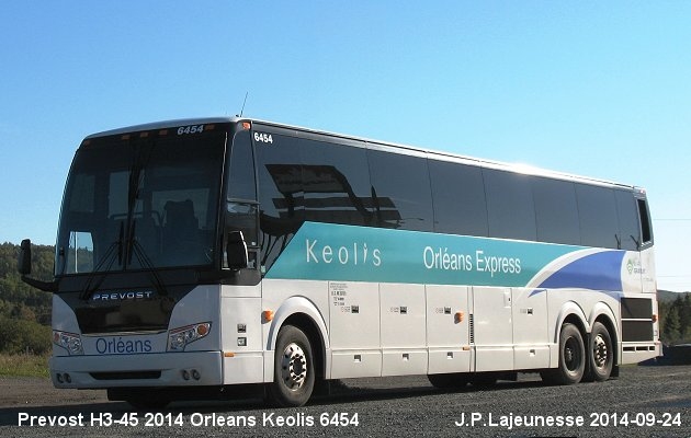 BUS/AUTOBUS: Prevost H3-45 2014 Orleans