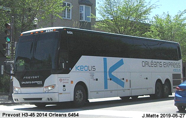 BUS/AUTOBUS: Prevost H3-45 2014 Orleans