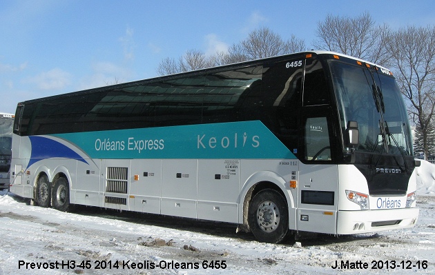 BUS/AUTOBUS: Prevost H3-45 2014 Orleans