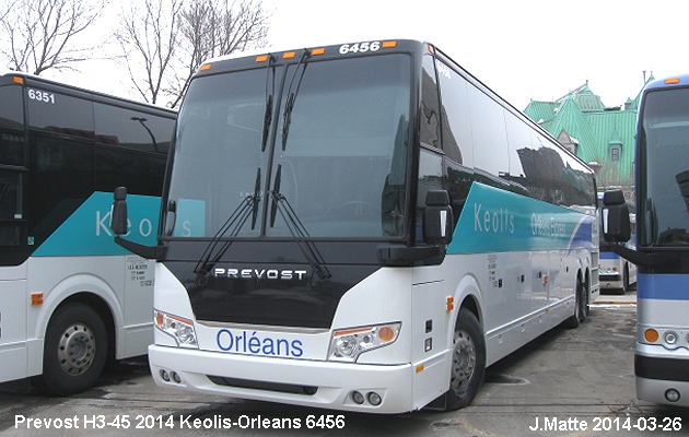 BUS/AUTOBUS: Prevost H3-45 2014 Orleans