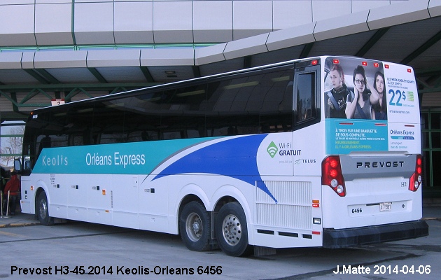 BUS/AUTOBUS: Prevost H3-45 2014 Orleans