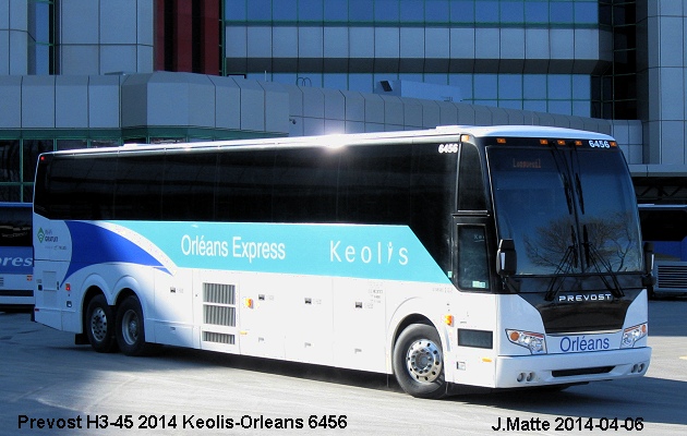 BUS/AUTOBUS: Prevost H3-45 2014 Orleans