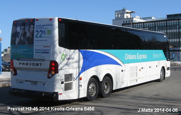 BUS/AUTOBUS: Prevost H3-45 2014 Orleans