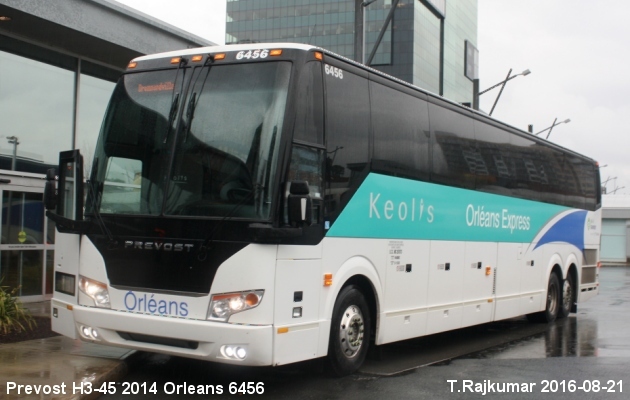 BUS/AUTOBUS: Prevost H3-45 2014 Orleans