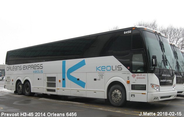 BUS/AUTOBUS: Prevost H3-45 2014 Orleans