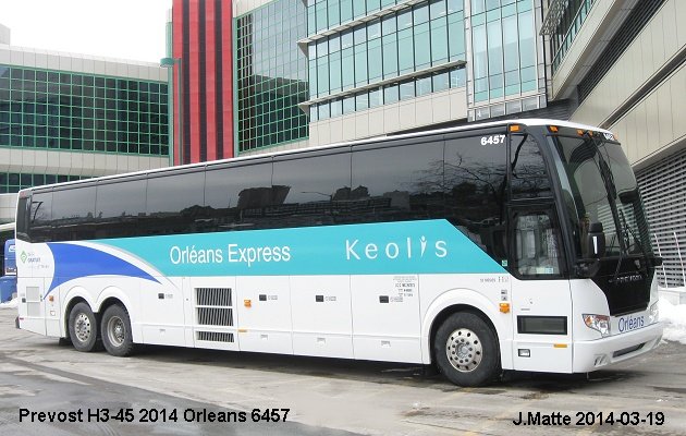 BUS/AUTOBUS: Prevost H3-45 2014 Orleans