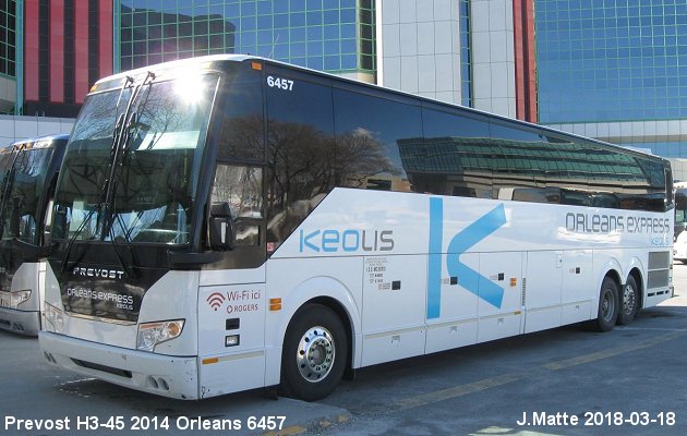 BUS/AUTOBUS: Prevost H3-45 2014 Orleans