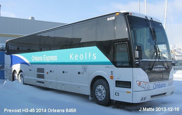 BUS/AUTOBUS: Prevost H3-45 2014 Orleans