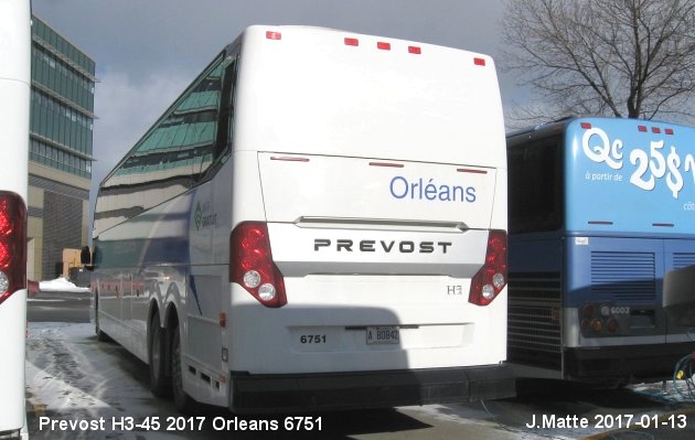 BUS/AUTOBUS: Prevost H3-45 2017 Orleans