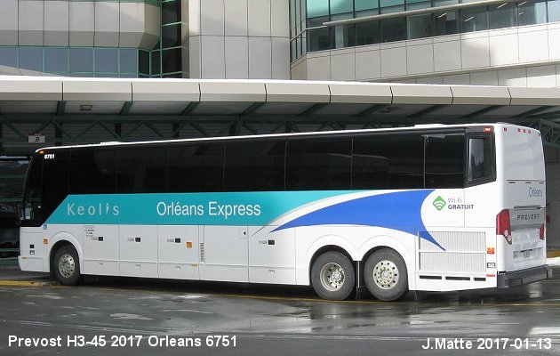 BUS/AUTOBUS: Prevost H3-45 2017 Orleans