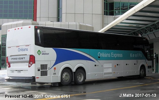 BUS/AUTOBUS: Prevost H3-45 2017 Orleans