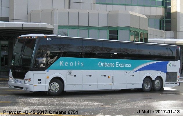 BUS/AUTOBUS: Prevost H3-45 2017 Orleans