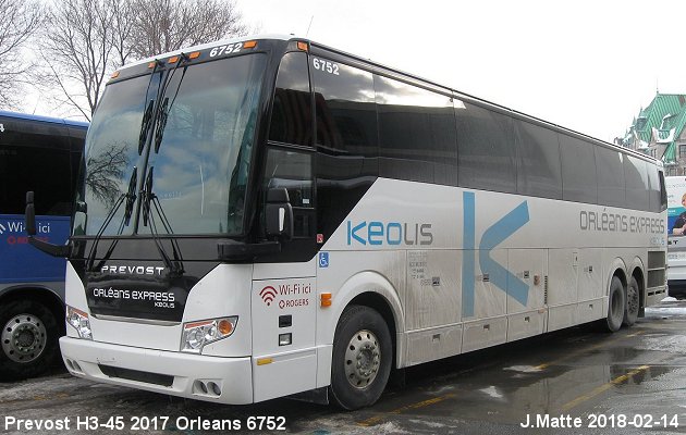 BUS/AUTOBUS: Prevost H3-45 2017 Orleans