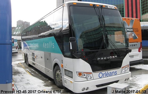 BUS/AUTOBUS: Prevost H3-45 2017 Orleans