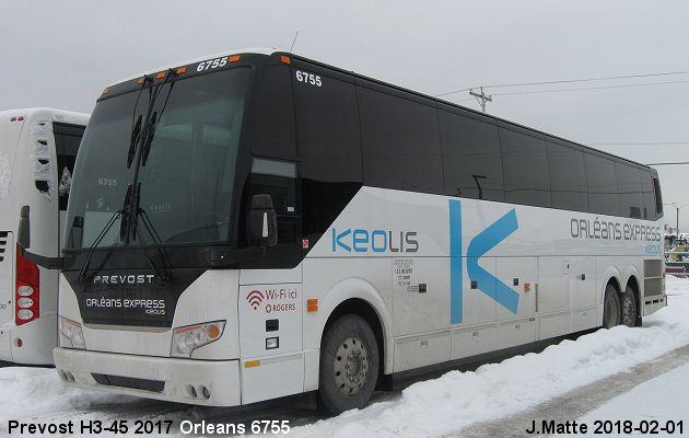 BUS/AUTOBUS: Prevost H3-45 2017 Orleans