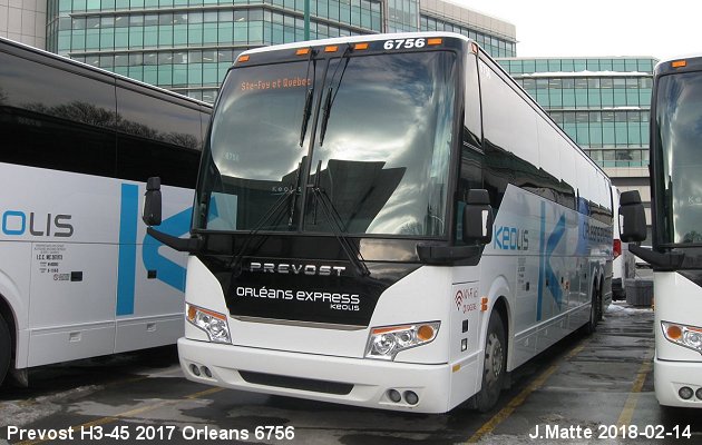 BUS/AUTOBUS: Prevost H3-45 2017 Orleans