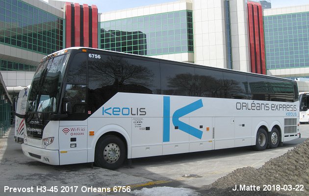 BUS/AUTOBUS: Prevost H3-45 2017 Orleans