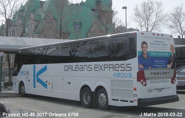 BUS/AUTOBUS: Prevost H3-45 2017 Orleans