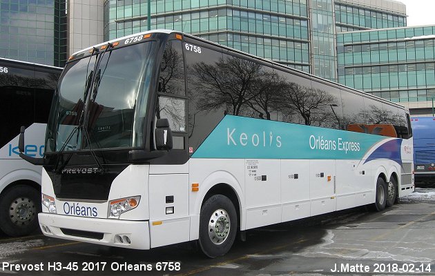 BUS/AUTOBUS: Prevost H3-45 2017 Orleans