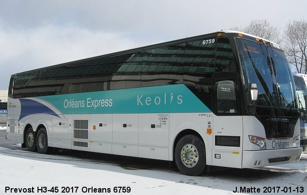 BUS/AUTOBUS: Prevost H3-45 2017 Orleans