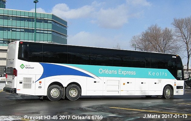 BUS/AUTOBUS: Prevost H3-45 2017 Orleans