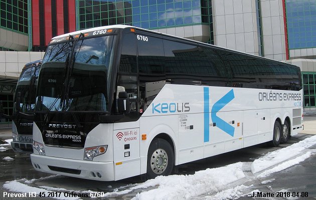 BUS/AUTOBUS: Prevost H3-45 2017 Orleans