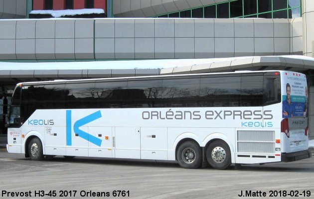 BUS/AUTOBUS: Prevost H3-45 2017 Orleans