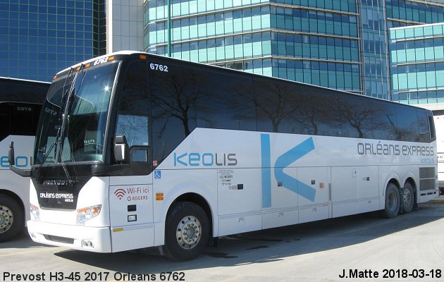 BUS/AUTOBUS: Prevost H3-45 2017 Orleans