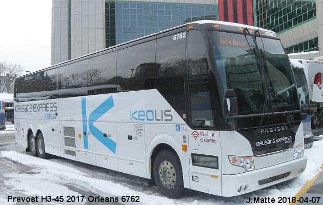 BUS/AUTOBUS: Prevost H3-45 2017 Orleans