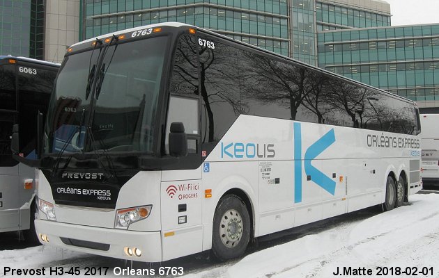 BUS/AUTOBUS: Prevost H3-45 2017 Orleans