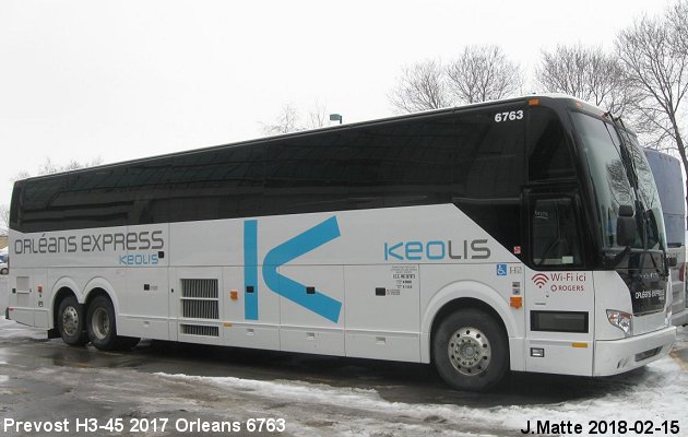 BUS/AUTOBUS: Prevost H3-45 2017 Orleans