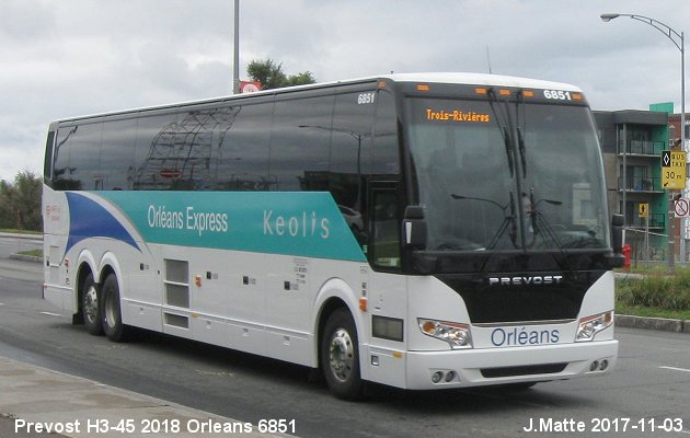 BUS/AUTOBUS: Prevost H3-45 2018 Orleans