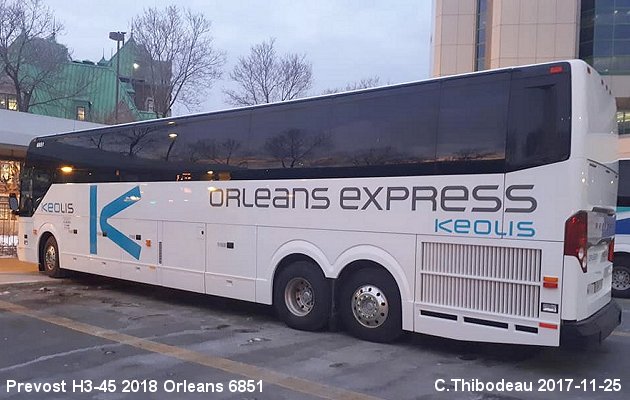 BUS/AUTOBUS: Prevost H3-45 2018 Orleans