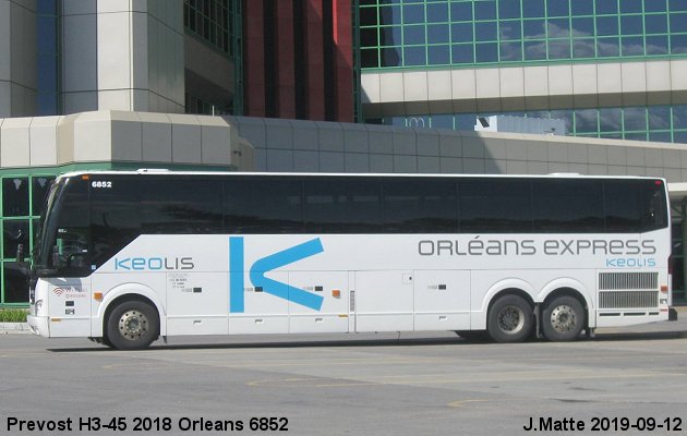 BUS/AUTOBUS: Prevost H3-45 2018 Orleans