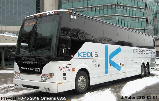 BUS/AUTOBUS: Prevost H3-45 2018 Orleans