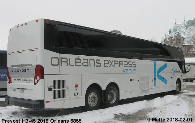 BUS/AUTOBUS: Prevost H3-45 2018 Orleans