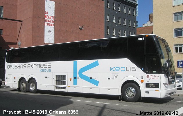 BUS/AUTOBUS: Prevost H3-45 2018 Orleans