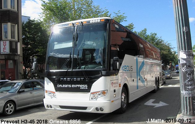 BUS/AUTOBUS: Prevost H3-45 2018 Orleans