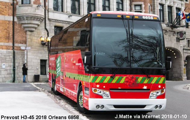 BUS/AUTOBUS: Prevost H3-45 2018 Orleans