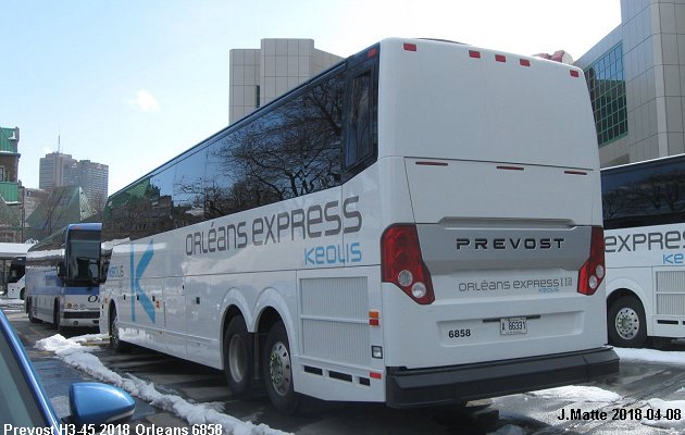 BUS/AUTOBUS: Prevost H3-45 2018 Orleans