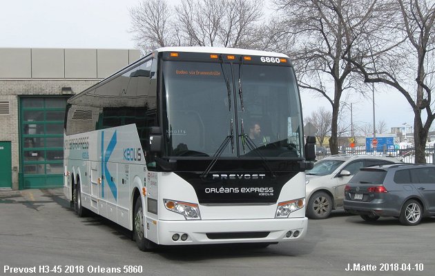 BUS/AUTOBUS: Prevost H3-45 2018 Orleans