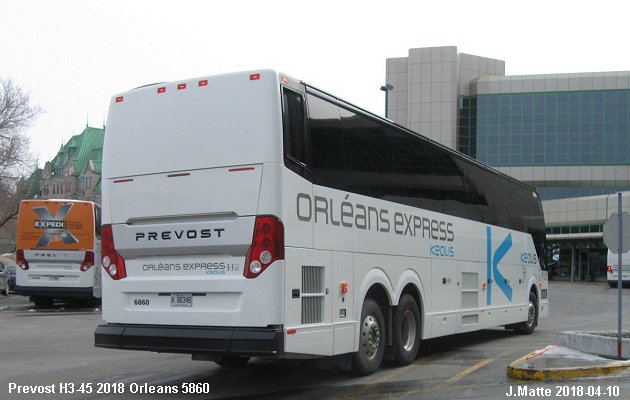 BUS/AUTOBUS: Prevost H3-45 2018 Orleans