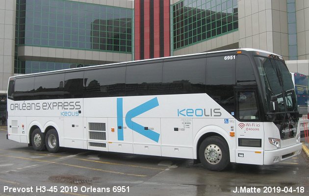 BUS/AUTOBUS: Prevost H3-45 2019 Orleans