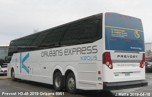 BUS/AUTOBUS: Prevost H3-45 2019 Orleans