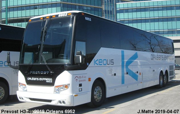 BUS/AUTOBUS: Prevost H3-45 2019 Orleans