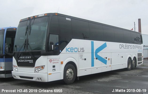 BUS/AUTOBUS: Prevost H3-45 2019 Orleans