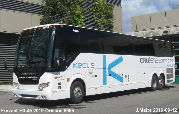 BUS/AUTOBUS: Prevost H3-45 2019 Orleans